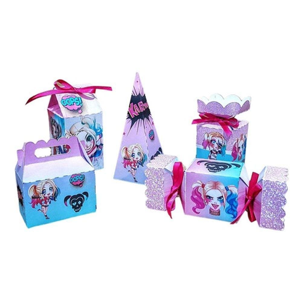Kit Festa Alerquina Lembrancinhas Festa Facil Papelaria infantil decoração