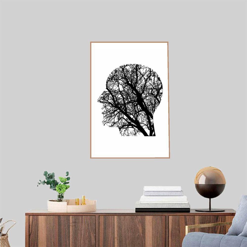 Quadro Canvas Pintura Conexão Natureza 90x60