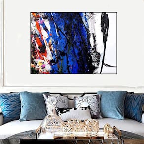 Quadro Canvas Abst. Explosão de Cores 40x60