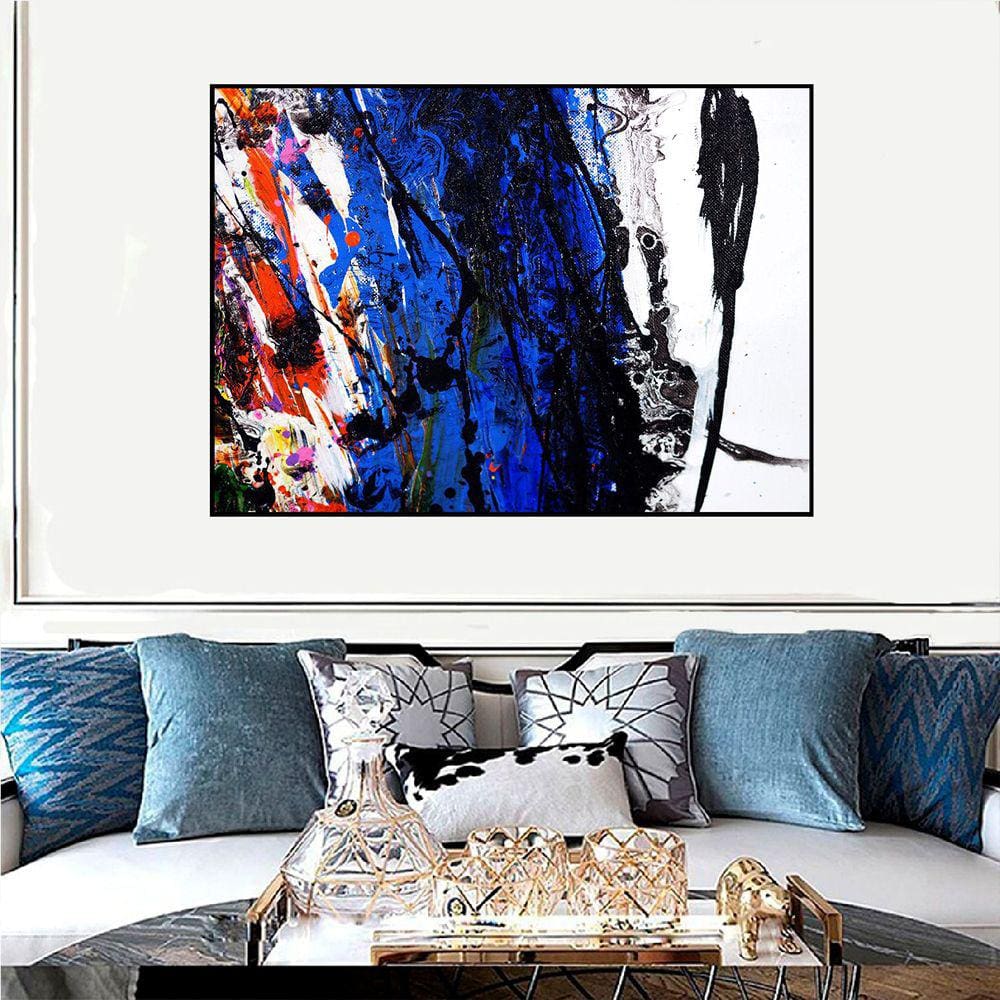 Quadro Canvas Abst. Explosão de Cores 50x70