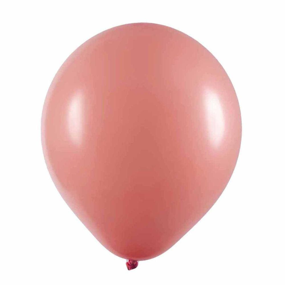 Balão de Látex Rose - 8 Polegadas - 50 Unidades