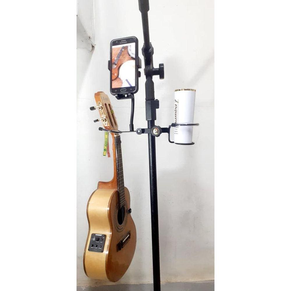 Suporte Triplo De Celular, Líquido E Cavaco/Banjo