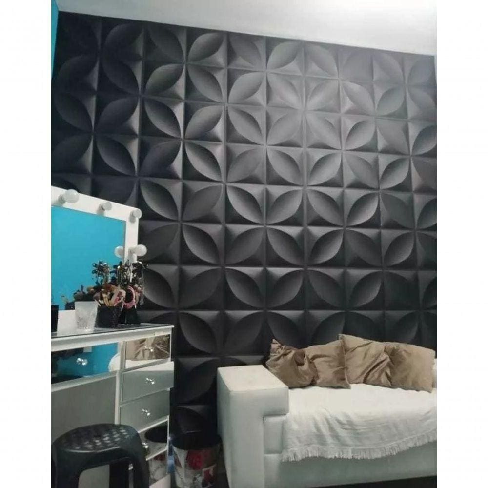 Placas Adesiva Revestimento 3d Decora Parede Alto Relevo Caixa C/50 Unids