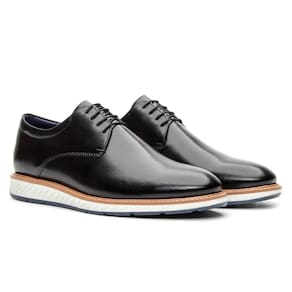 Sapato Brogue Oxford Derby Couro Premium Masculino Bigioni