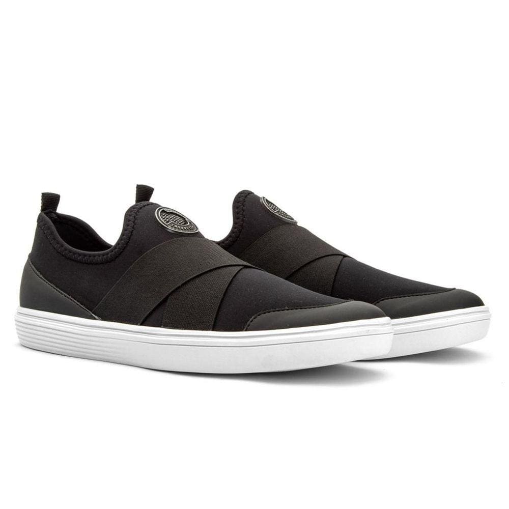 Tênis Iate Masculino Tecido Comfort Preto 16005