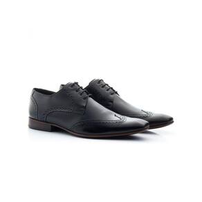 Sapato Oxford Masculino Francawear Couro Preto 516