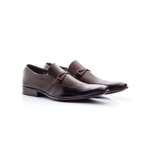 Sapato Social Masculino Francawear Couro Mouro 353