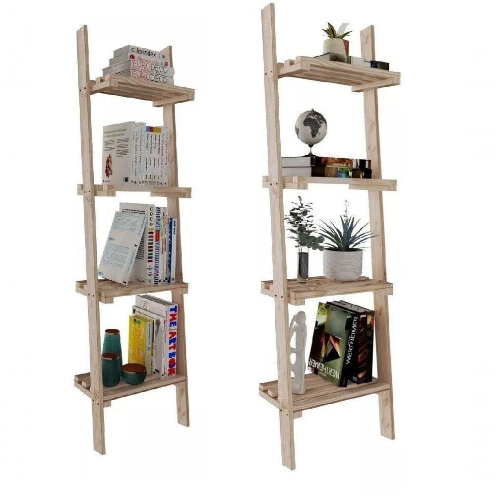 Kit 2 Estantes Para Sala Minimalista 132x50cm Exclusivo Até 60kg