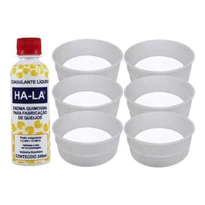 Coalho Líquido Ha-La 200Ml + 6 Formas Queijo Canastra 1Kg