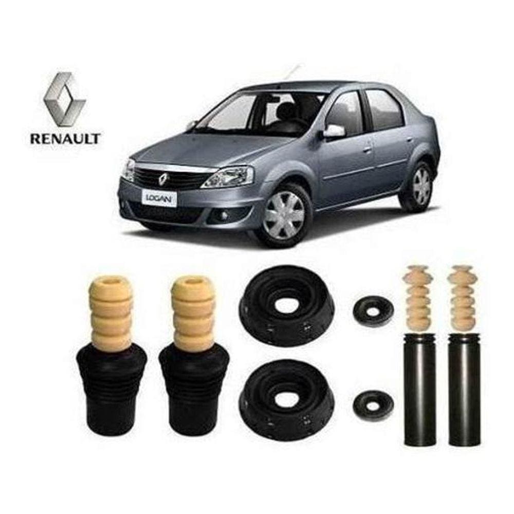 4 Kit Completo Do Amortecedor Logan 2007 2008 2010 2011 2012 2013 2014