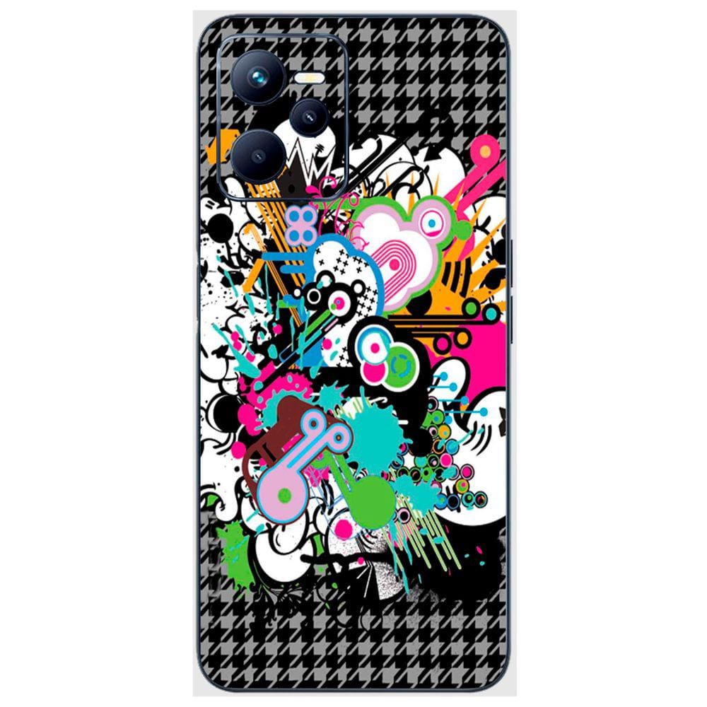 Capa Adesivo Skin022 Verso Para RealMe C35 RMX3511