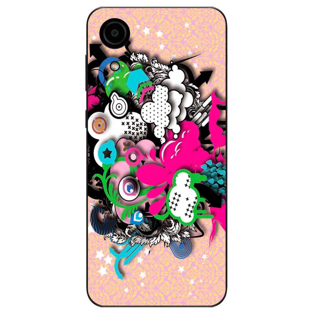 Capa Adesivo Skin104 Verso Para Samsung Galaxy A03 Core