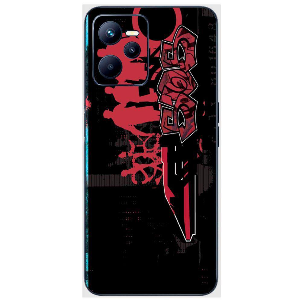 Capa Adesivo Skin055 Verso Para RealMe C35 RMX3511