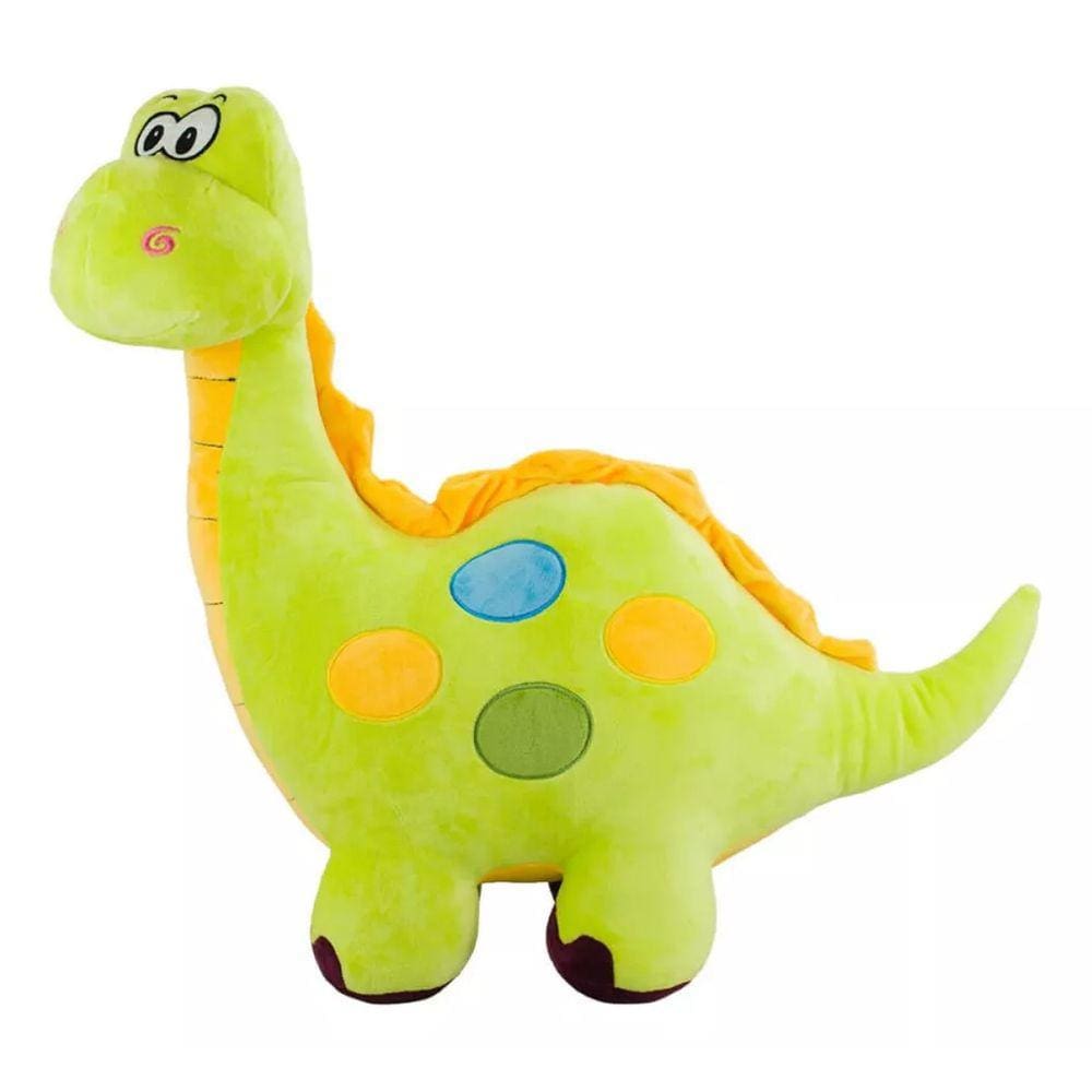 Dinossauro Pescoçudo Verde 52cm - Pelúcia