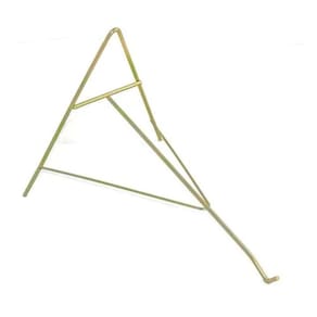 Gancho Suporte Plantas Para Parede 25Cm Dourado Kit Com 6