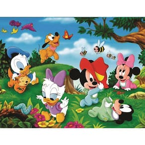 Fundo Fotográfico Em Tecido Mickey Baby 2,60X1,50.