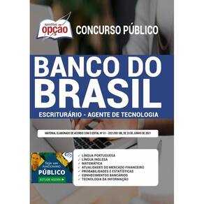 Apostila Banco Do Brasil Escriturário Agente Tecnologia