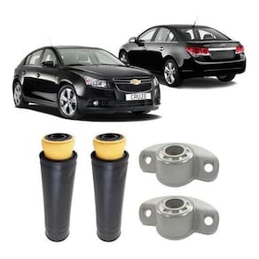 2 Kit Batente Coxim Traseiro Cruze 2011 A 2016 Hatch Sedan