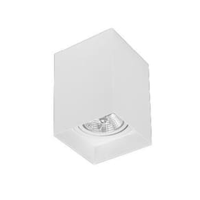 Spot Sobrepor Ar70 Quadrado Branco Direcionavel Externo Lup01