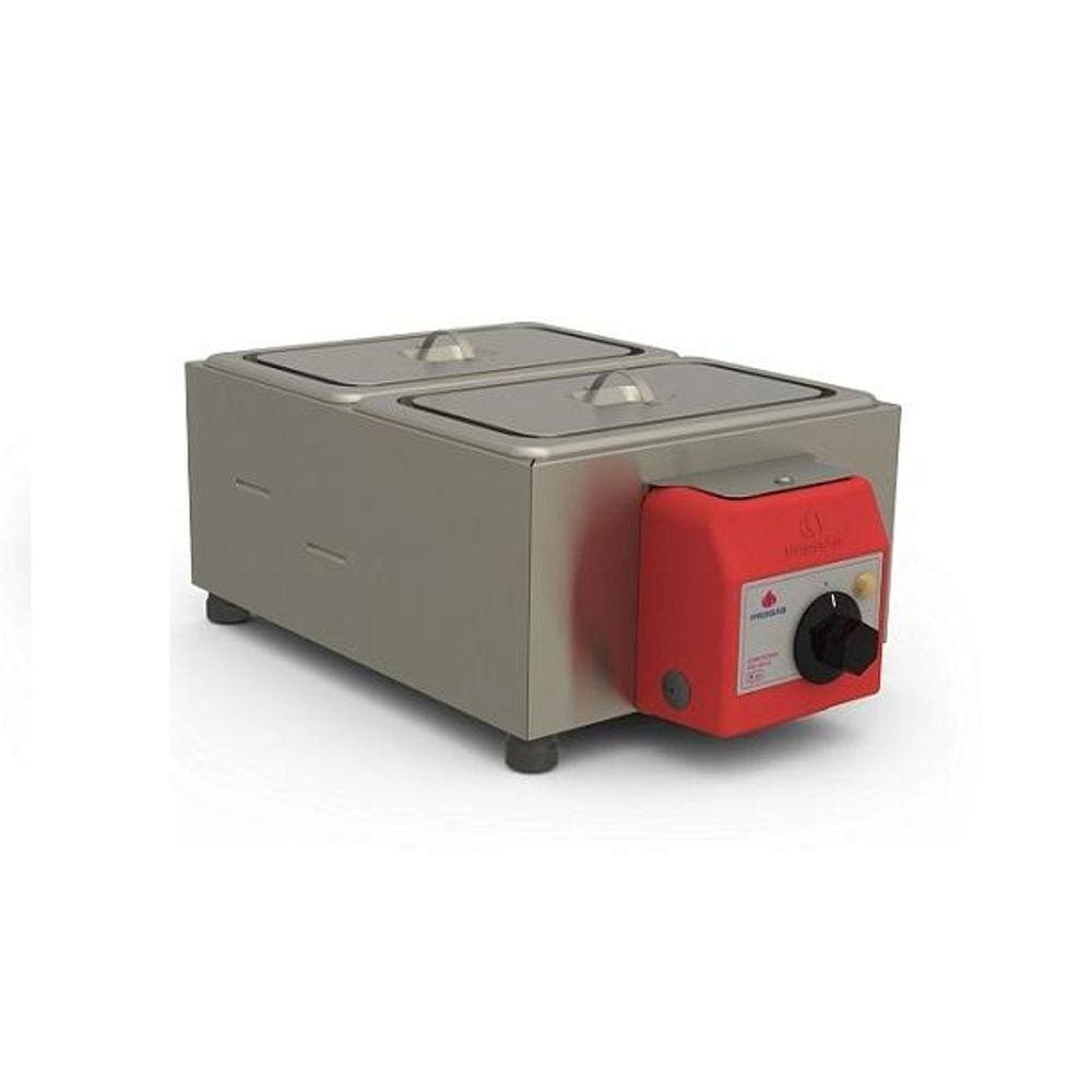 Derretedeira Chocolate com 2 Cubas Inox Elétrica PRD-200 127v - Progás