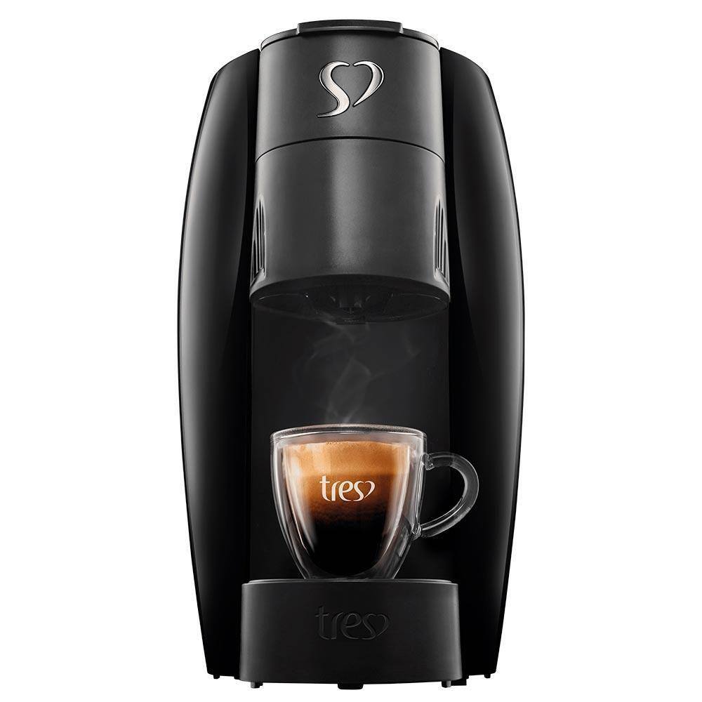 Cafeteira Espresso LOV Preta Automática - TRES 3 Corações - 110V