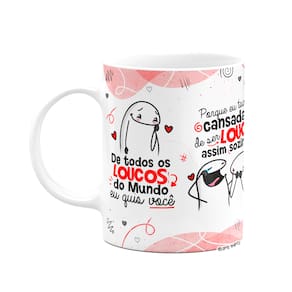 Caneca Flork Namorados  - De todos os loucos do mundo