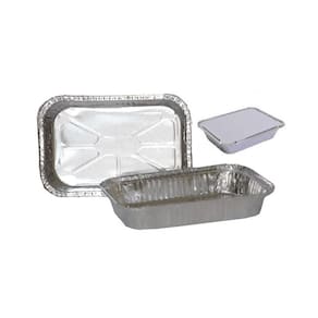 Bandeja Alumínio M150 850Ml Com Tampa Manual Mello