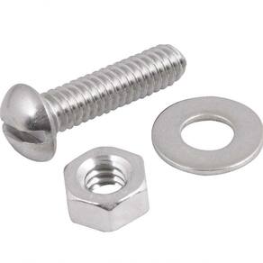 Parafuso Máquina.inox 1/4"x2"rd+po+ar Com 4 Vonder