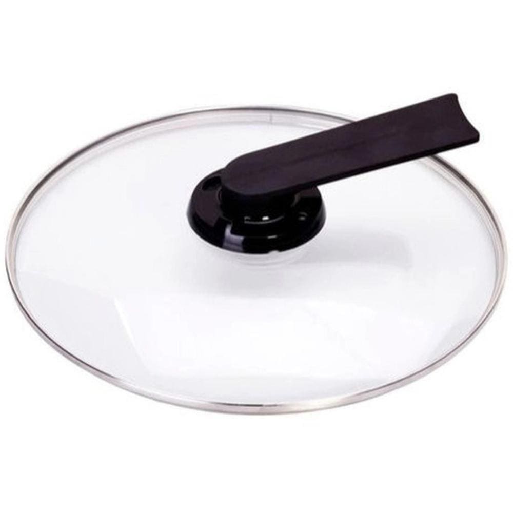 Tampa Panela Roichen Vidro Com Saída De Vapor Standing 18Cm