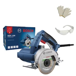 Serra Mármore 1.500W Bosch Gdc 150 + Acessórios 110V