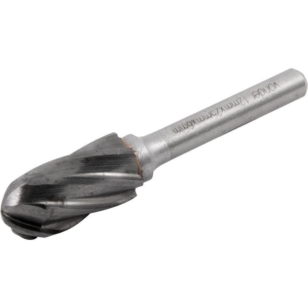 Lima Rotativa Abaulada P/ Alumínio 12x25 C/ Haste 6 Vonder