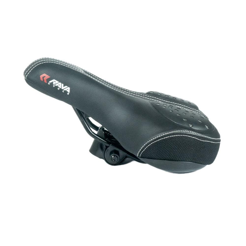 Selim Banco Bike MTB Marte Gel 270x160mm Unissex Vazado Rava