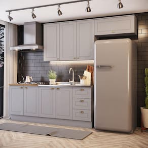 Cozinha Compacta 4 Peças com Aéreo 03 Portas Amy Casa 812