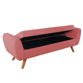 Recamier Bau Italia 1,20m Suede Rose - Inova Decor