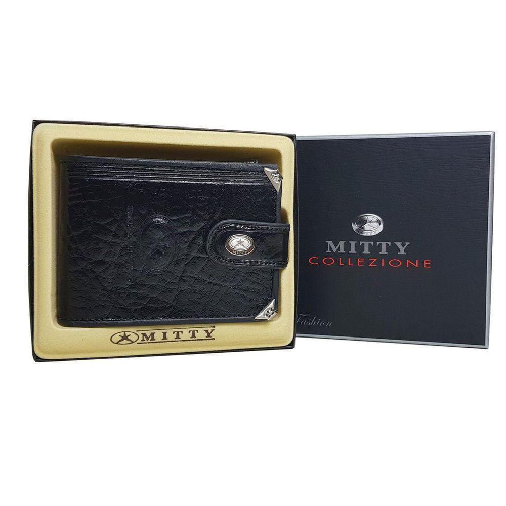 Carteira Mitty Em Couro Preto - M0F