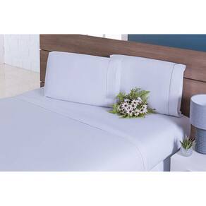 Conjunto De Fronhas 100% Algodão 200 Fios 10 Peças Branco