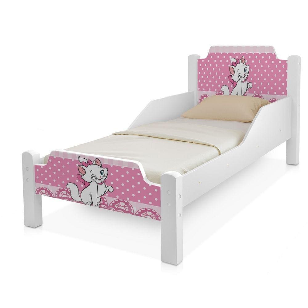 Mini Cama Juvenil Gata Marie com Proteção Lateral