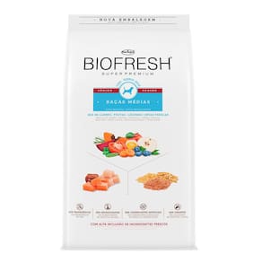 Ração Biofresh Cães Sênior Raças Médias - 3kg
