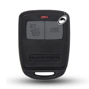 Controle 2 Botões Alarme Blocktron Antigo LED Vermelho