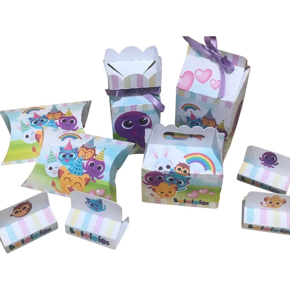 Kit Festa Completa Lembrancinhas Temática BoloFofo Rosa