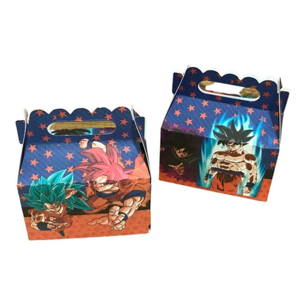 Kit 50 Maletinhas Decoração Festa Lembrancinha Dragon Ball Z