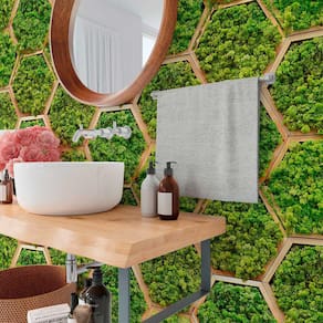 Papel de Parede 15M Tapete de Musgo 3d Verde Estilo Jardim Artificial Adesivo Tropical Auto Colante