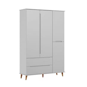 Guarda Roupa Infantil Lunna Retrô com 04 Portas e 02 Gavetas
