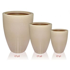 Vaso Para Planta 60 Cm Frisado Cone Polietileno - Vogue