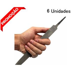 Kit 6 Lima Chata Bastarda 12 Polegada Rocast Atacado