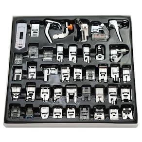 Kit Calcadores Multifuncional Maq Costura Domestica 42 Pçs