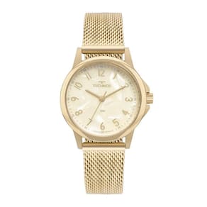 Relógio de Pulso Technos Feminino Analógico Prova Dágua 50 Metros Boutique Dourado 2035MXG/1X