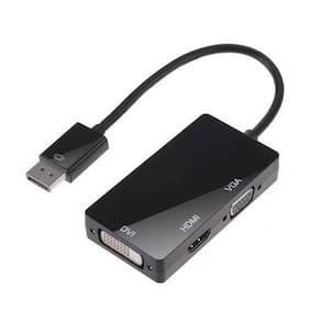 Displayport X Dvi/Hdmi/Vga Cabo Adaptador Conversor 3X1