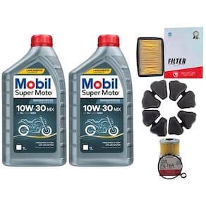 Kit Filtros, Oleo 10w30, Coxim Coroa Cb Twister 16 Até 22