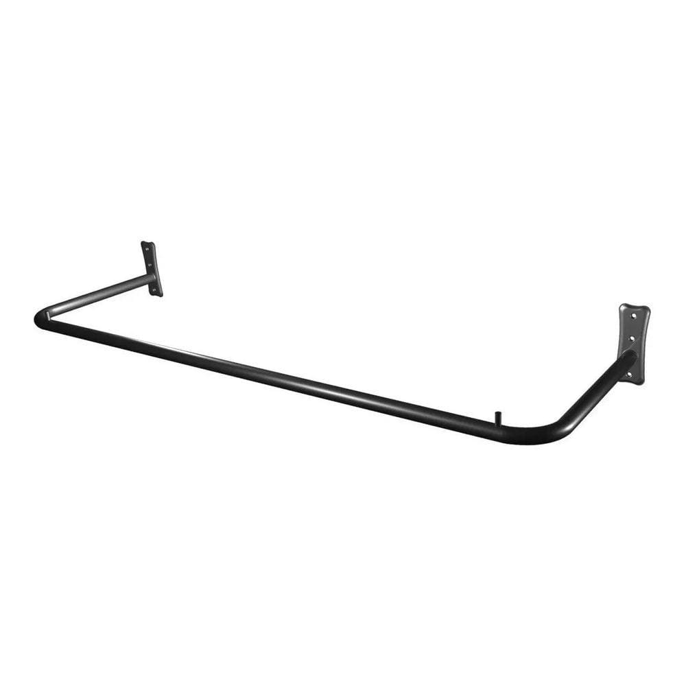 Kit Com 3 Arara De Parede Loja Reta 1 Metro Branco Ou Preto